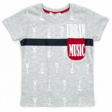 Футболка дитяча Breeze "MUSIC" (13326-104B-gray) Футболка дитяча Breeze "MUSIC" (13326-104B-gray)