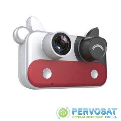 Интерактивная игрушка XoKo Цифровой детский фотоаппарат Cow red (KVR-050-RD)