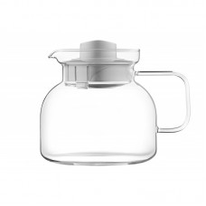 Заварник Termisil Maja, 1500мл, бочка, боросилікатне скло+пластик, сірий Заварник Termisil Maja, 1500мл, бочка, боросилікатне скло+пластик, сірий