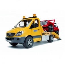Спецтехніка Bruder Эвакуатор Mercedes Benz Sprinter + джип, М1:16 (02535) Спецтехніка Bruder Эвакуатор Mercedes Benz Sprinter + джип, М1:16 (02535)