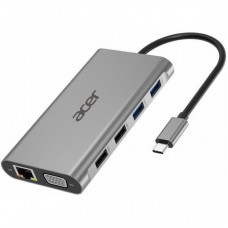 Порт-реплікатор Acer 11in1 Type C dongle USB3.0, USB2.0, HDMI, USB-C PD ... (HP.DSCAB.010) Порт-реплікатор Acer 11in1 Type C dongle USB3.0, USB2.0, HDMI, USB-C PD ... (HP.DSCAB.010)