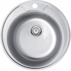 Мийка кухонна Deante Twist, нерж.сталь, круг, без крила, 490х490х170мм, чаша - 1, накладна, нерж Мийка кухонна Deante Twist, нерж.сталь, круг, без крила, 490х490х170мм, чаша - 1, накладна, нерж