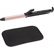 Плойка Babyliss, 37Вт, темп.режимів-6, D -19mm, 160-210С,  термо килимок, кварц, кераміка, чорно-рожевий
