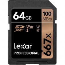 Карта пам'яті Lexar 64GB SDXC class 10 UHS-I U3 V30 667x Professional (LSD0667064G-BNNNG) Карта пам'яті Lexar 64GB SDXC class 10 UHS-I U3 V30 667x Professional (LSD0667064G-BNNNG)