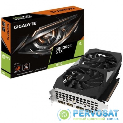 Видеокарта Gigabyte GeForce GTX1660 6144Mb OC (GV-N1660OC-6GD)