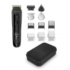 Тример Rowenta Selectium Xpert, для бороди, вусів, голови, ніса, вух і тіла, мережа+акум., роторний мотор, насадок-8, чохол, титан.напил., чорний Тример Rowenta Selectium Xpert, для бороди, вусів, голови, ніса, вух і тіла, мережа+акум., роторний мотор, насадок-8, чохол, титан.напил., чорний