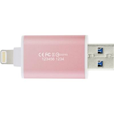 USB флеш накопитель Transcend 128GB JetDrive Go 300 Rose Gold USB 3.1/Lightning (TS128GJDG300R)