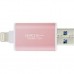 USB флеш накопитель Transcend 128GB JetDrive Go 300 Rose Gold USB 3.1/Lightning (TS128GJDG300R)