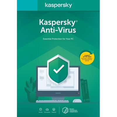 Антивирус Kaspersky Anti-Virus 2020 2 ПК 1 год Base Box (DVD-Box /No Disc) (5056244903237)