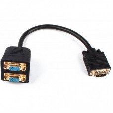 Перехідник Cablexpert VGA M to 2 VGA F (CC-VGAX2-20CM) Перехідник Cablexpert VGA M to 2 VGA F (CC-VGAX2-20CM)