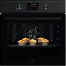 Духова шафа Electrolux електрична, 72л, A+, пара, дисплей, конвекція, піроліз, телескопічні напрямні, чорний Духова шафа Electrolux електрична, 72л, A+, пара, дисплей, конвекція, піроліз, телескопічні напрямні, чорний