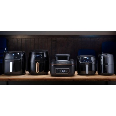 Мультипіч Russell Hobbs SatisFry Air&amp;Grill, 1745Вт, чаша-5.5л, сенсорне керув., алюміній/пластик,чорно-помаранчевий