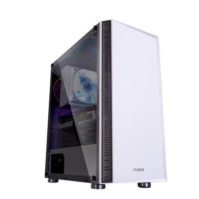 Корпус Zalman R2 WHITE, MidT,E-ATX, 2xUSB2.0,1xUSB3.0, 1x120мм RGB,скло(бічна панель),безБЖ,білий