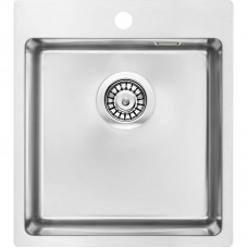 Мийка кухонна Deante Olfato, нерж.сталь, квадрат, без крила, 450х500х200мм, чаша - 1, універсальна, нерж Мийка кухонна Deante Olfato, нерж.сталь, квадрат, без крила, 450х500х200мм, чаша - 1, універсальна, нерж