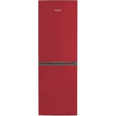 Холодильник Snaige з нижн. мороз., 176x62х65, холод.відд.-191л, мороз.відд.-88л, 2дв., A+, ST, червоний