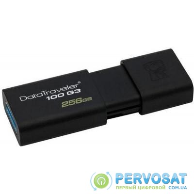 USB флеш накопитель Kingston 256GB DT 100 G3 Black USB 3.0 (DT100G3/256GB)