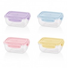 Харчовий контейнер Bager Cook&Lock 1.4 л ColorMIX (BG-523) Харчовий контейнер Bager Cook&Lock 1.4 л ColorMIX (BG-523)