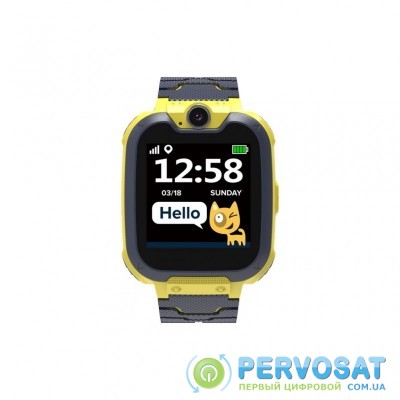 Смарт-часы Canyon CNE-KW31BB Kids smartwatch Tony, Yellow-Grey (CNE-KW31YB)