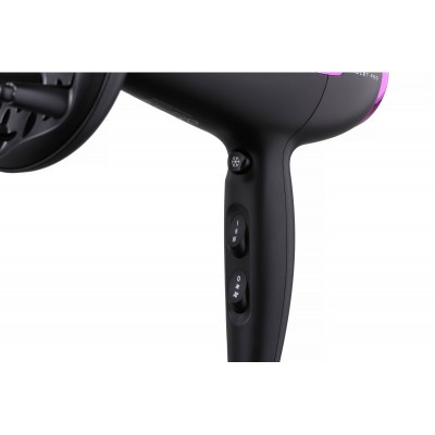 Фен Ardesto Violet PRO HD-Y221PRO ,1750-2100Вт, 2 швидкості, 3темп.режими,дифузор, чорний