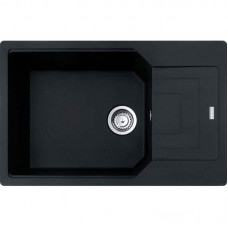 Мийка кухонна Franke Urban, фраграніт, прямокутник, з крилом, 780х500х220мм, чаша - 1, накладна, UBG 611-78 XL , онікс