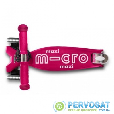 Скутер Micro Maxi Deluxe Pink LED (MMD077)