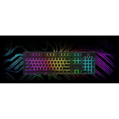 Клавиатура игровая DM DreamKey Red USB RGB EN, Black