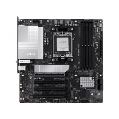 Материнcька плата MSI PRO B850M-P WIFI sAM5 B850 4xDDR5 M.2 HDMI DP WiFi BT mATX