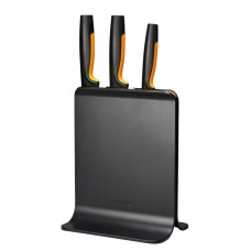 Набір ножів Fiskars Functional Form з пластиковою підставкою, 3 шт Набір ножів Fiskars Functional Form з пластиковою підставкою, 3 шт