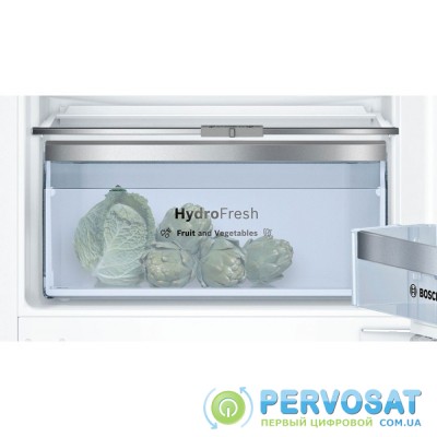 Холодильник вбудовуваний Bosch KIN86AFF0 з нижньою морозильною камерою - 177х56см/257л/NoFrost/А++