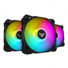 Корпусный вентилятор ASUS TUF Gaming TF120 ARGB, 120мм, 1900rpm, 4pin PWM, 29dBa, AURA Sync, ARGB hub, black, 3 pcs in 1 Корпусный вентилятор ASUS TUF Gaming TF120 ARGB, 120мм, 1900rpm, 4pin PWM, 29dBa, AURA Sync, ARGB hub, black, 3 pcs in 1