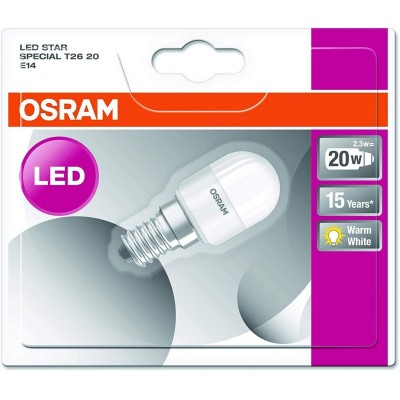 Лампа світлодіодна OSRAM LED STAR T26 для холодильників 2,3W 200Lm 6500К E14