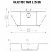 Мийка кухонна PERFELLI MAJESTIC TGM 125-96 WHITE