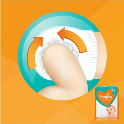 Підгузок Pampers Sleep & Play Midi Розмір 3 (6-10 кг), 58 шт (4015400224211)