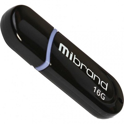 USB флеш накопитель Mibrand 16GB Panther Black USB 2.0 (MI2.0/PA16P2B)