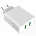 Зарядное устройство ColorWay 2USB Quick Charge 3.0 (36W) (CW-CHS017Q-WT)