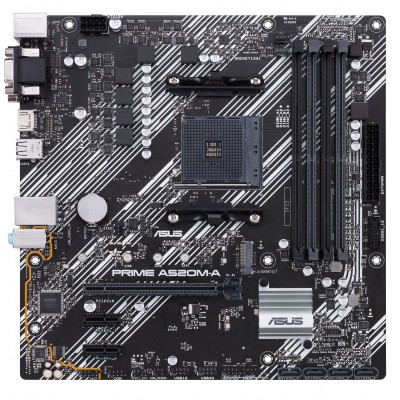 ASUS PRIME_A520M-A sAM4 A520 4xDDR4 HDMI-DVI-VGA mATX