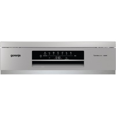 Посудомийна машина Gorenje, 16компл., A+++, 60см, дисплей, 3 кошика, AquaStop, сірий