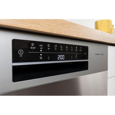 Посудомийна машина Gorenje, 16компл., A+++, 60см, дисплей, 3 кошика, AquaStop, сірий