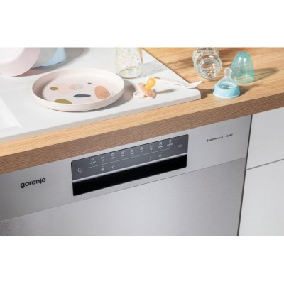 Посудомийна машина Gorenje, 16компл., A+++, 60см, дисплей, 3 кошика, AquaStop, сірий