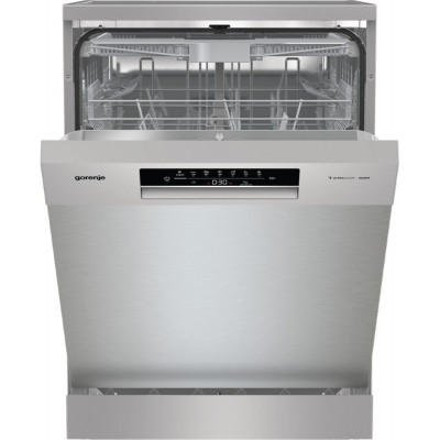 Посудомийна машина Gorenje, 16компл., A+++, 60см, дисплей, 3 кошика, AquaStop, сірий