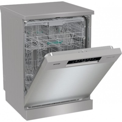 Посудомийна машина Gorenje, 16компл., A+++, 60см, дисплей, 3 кошика, AquaStop, сірий