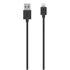 Дата кабель USB 2.0 AM to Lightning 2.0m Black Belkin (F8J023bt2M-BLK)