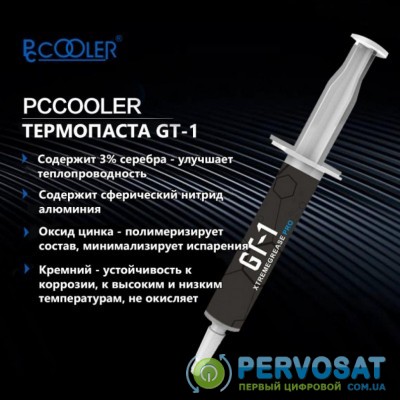 Термопаста PcСooler GT-1 8g