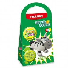 Маса для ліплення Paulinda Super Dough Fun4one Зебра рухливі очі Маса для ліплення Paulinda Super Dough Fun4one Зебра рухливі очі