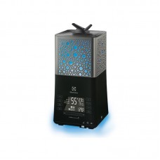 Зволожувач повітря Electrolux YOGAhealthline EHU-3810D 6.3 л, 50 м2, 550 мл/г, ультразвуковий, гігростат, аромакапсула, УФ лампа, стерилізація пари, підсвічування, чорний Зволожувач повітря Electrolux YOGAhealthline EHU-3810D 6.3 л, 50 м2, 550 мл/г, ультразвуковий, гігростат, аромакапсула, УФ лампа, стерилізація пари, підсвічування, чорний