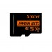 Карта пам'яті Apacer microSD 128GB C10 UHS-I U3 A2 R100/W80MB/s + SD