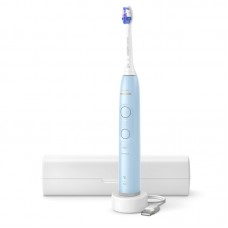 Щітка зубна електр. Philips, Sonicare 6100 Series, 62т. колив/хв, насадок-1, футляр, блакитний Щітка зубна електр. Philips, Sonicare 6100 Series, 62т. колив/хв, насадок-1, футляр, блакитний