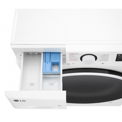 Пральна машина LG фронтальна, 9кг, 1200, A, 48см, дисплей, пара, інвертор, білий Пральна машина LG фронтальна, 9кг, 1200, A, 48см, дисплей, пара, інвертор, білий