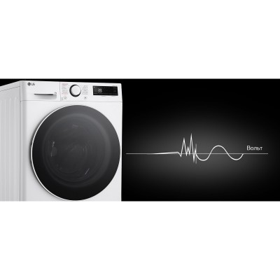 Пральна машина LG фронтальна, 9кг, 1200, A, 48см, дисплей, пара, інвертор, білий Пральна машина LG фронтальна, 9кг, 1200, A, 48см, дисплей, пара, інвертор, білий