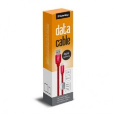 Дата кабель ColorWay Кабель Colorway USB - Apple Lightning 2.1А 1м червоний (CW-CBUL004-RD) Дата кабель ColorWay Кабель Colorway USB - Apple Lightning 2.1А 1м червоний (CW-CBUL004-RD)
